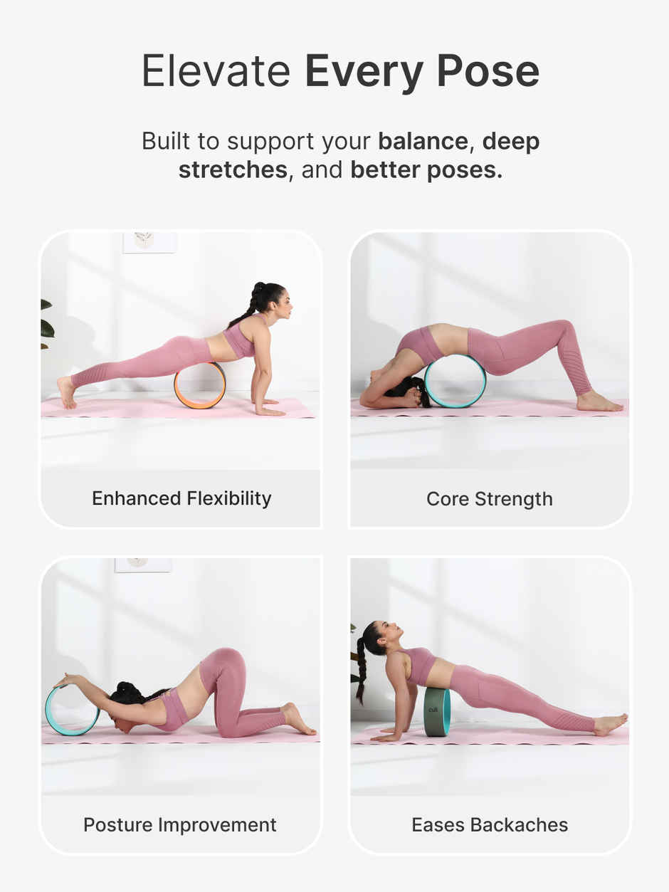 Cultfit Yoga Wheel | Blue