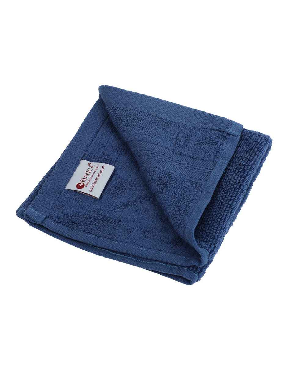 Bianca Ultra Soft Zero Twist Cotton Face Towel Aerocore Tech Paradiso | Solid Navy