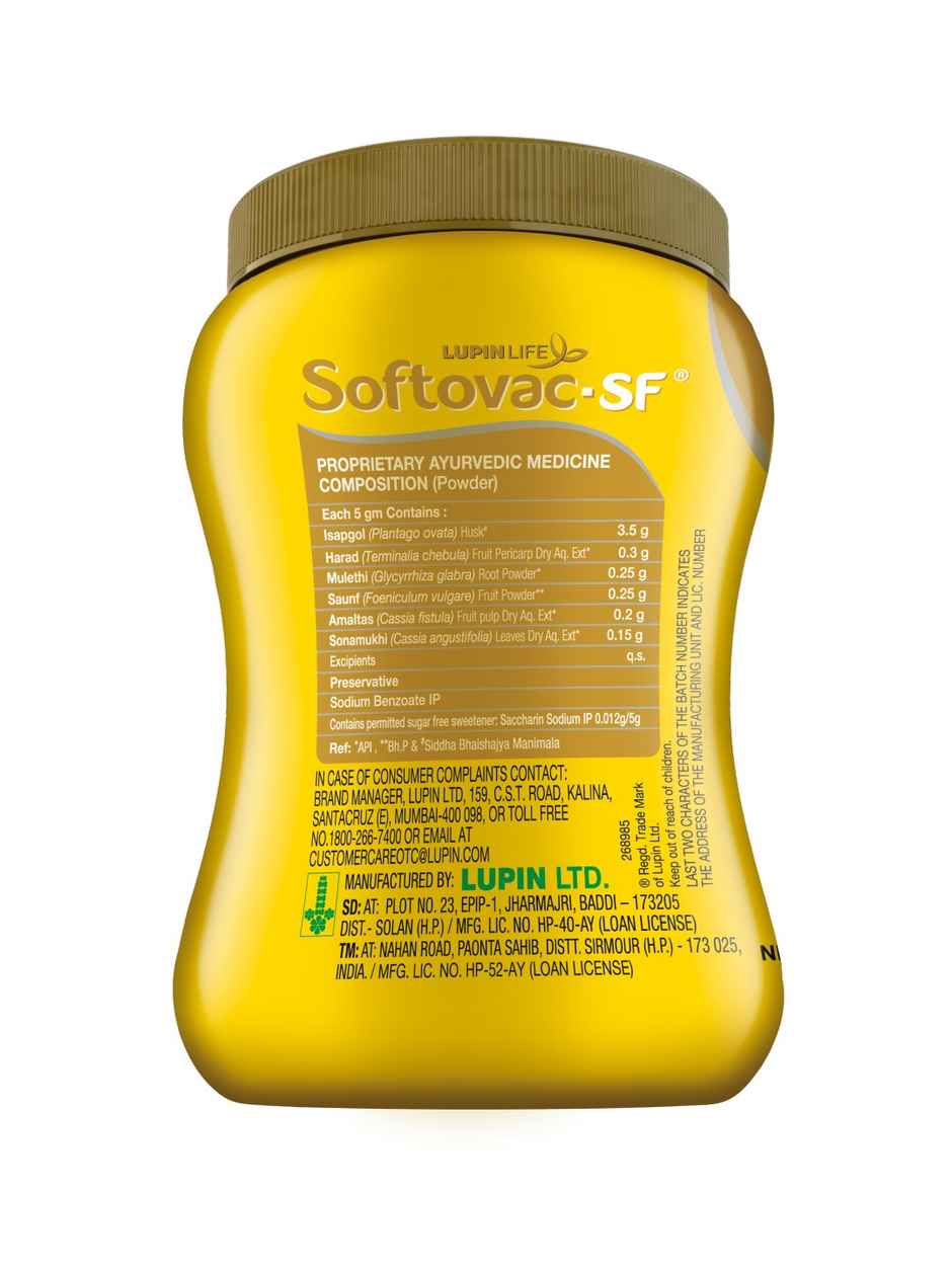 Softovac Isabgol Powder | Bowel Regulator