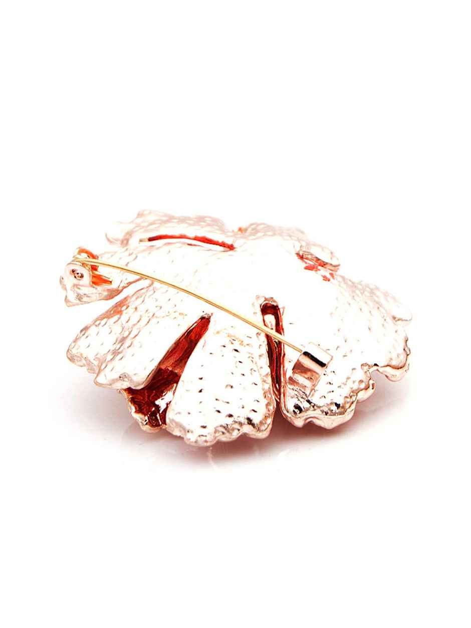 Youbella Crystal Unisex Floral Brooch For Wedding/Party For Women/Girls/Men(Yellow)(Yb - Brooch - 140)