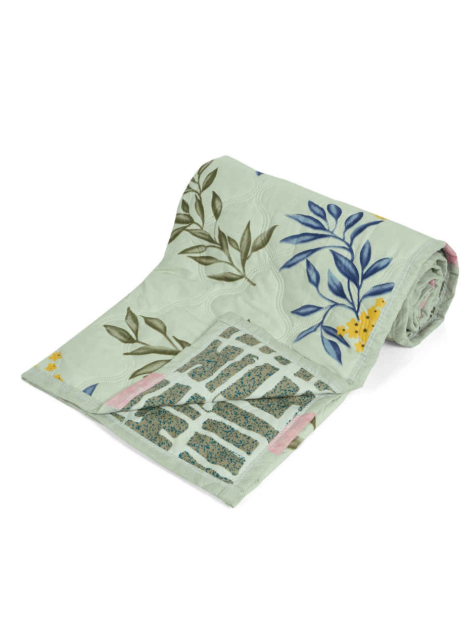 STATUS Ultrasonic Dohar | Olive Leaves - 200 x 220 cm