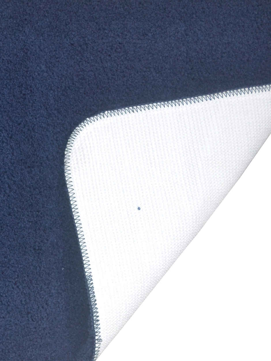 BIANCA Thick Ultra Soft Anti Slip Bath Mat | Aerocore Tech | 1 Pc Medium Plush | Solid Navy Blue