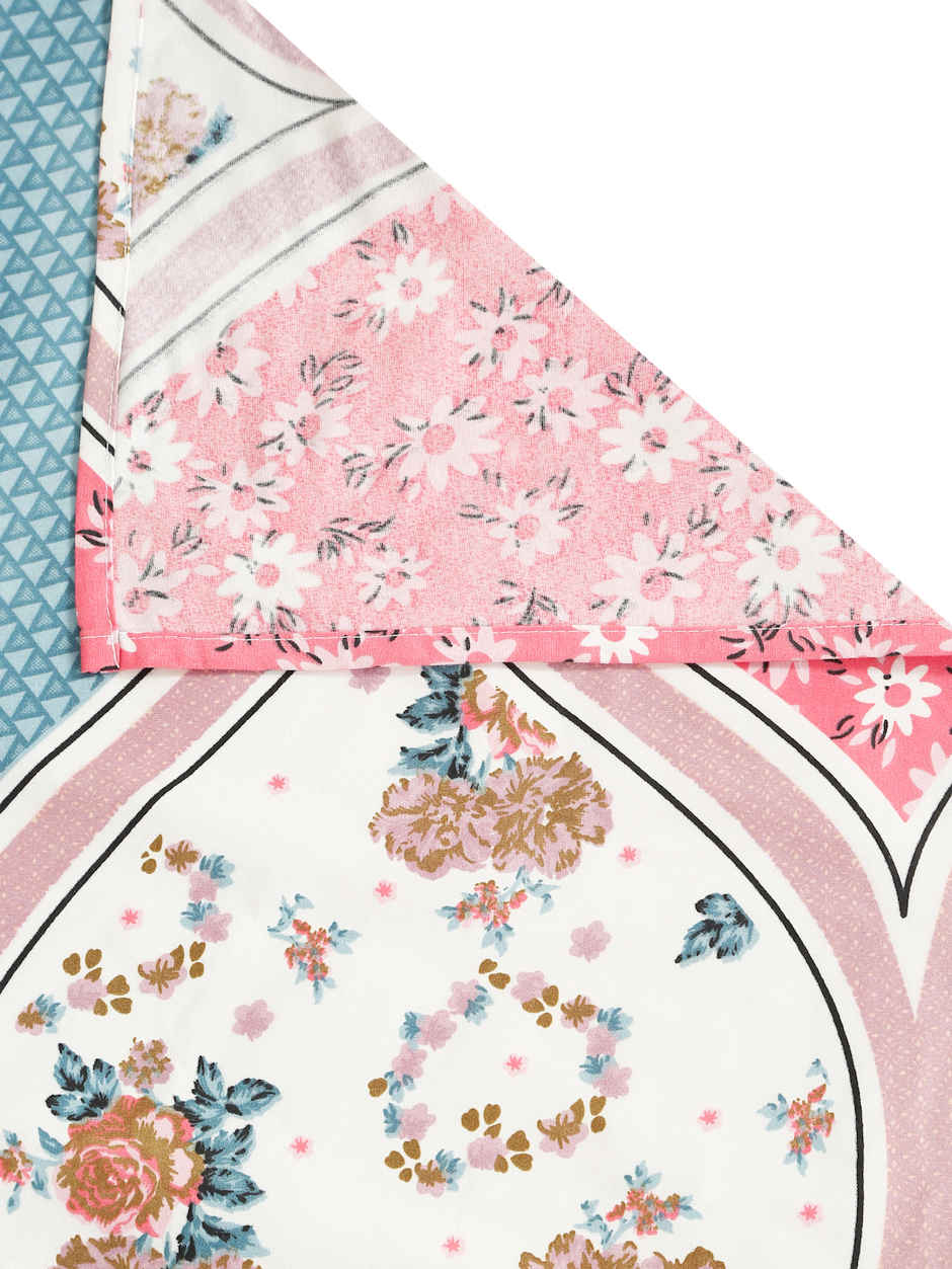 Status Crown Superfine Microfiber Queen Bedsheet | Garden Grace | 220 x 250 cm