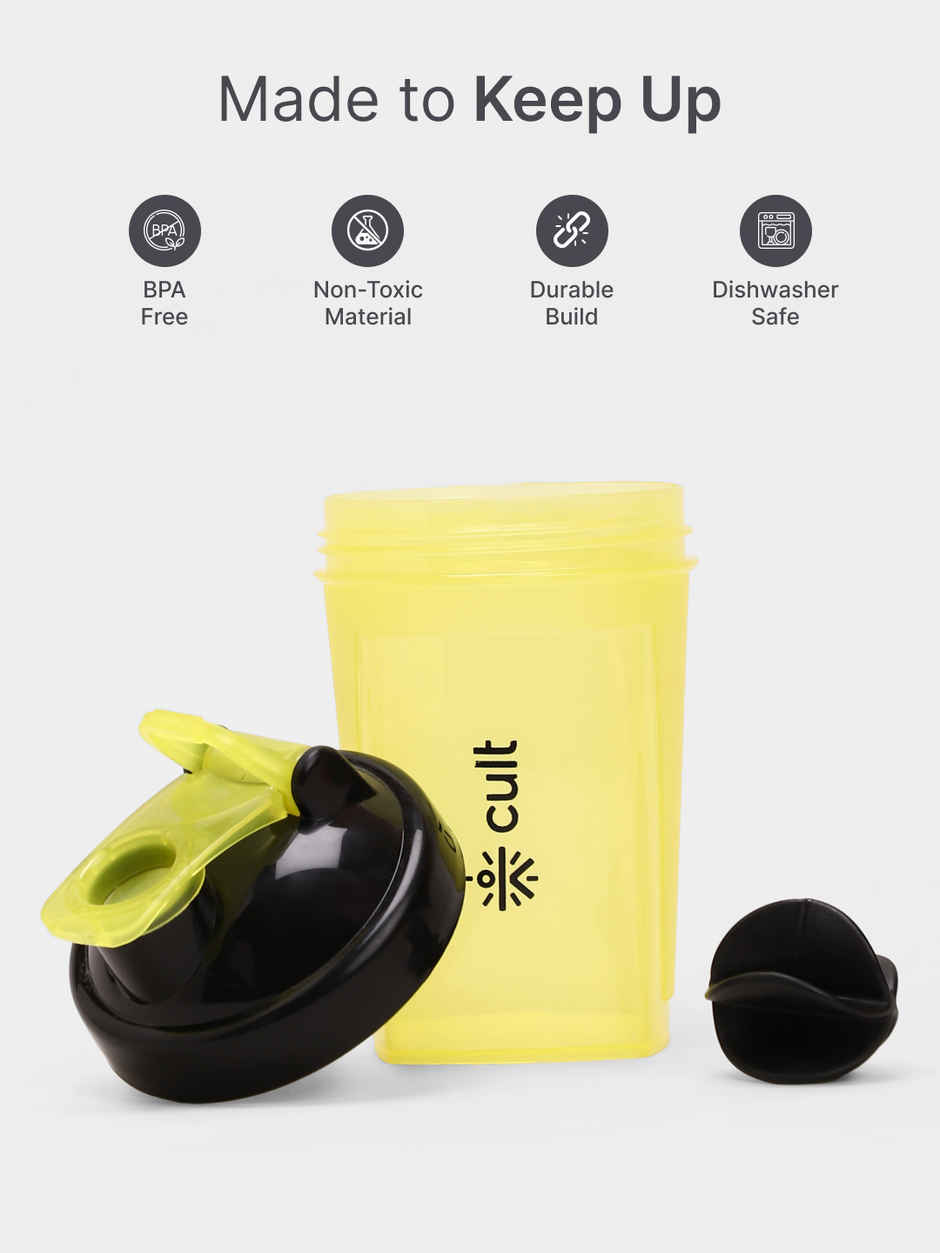 Cultfit Mini Shaker Unisex | Yellow