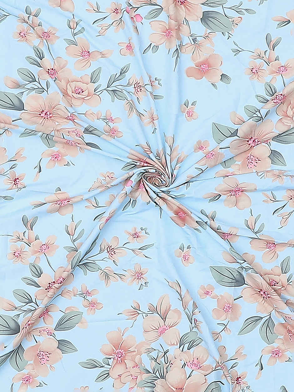 Status Imperial Corner Fitted Bedsheet | Sky Garden | 198 x 182 cm