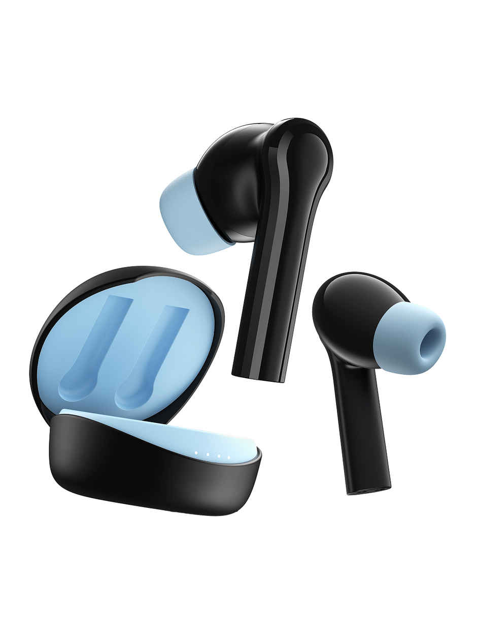 Mivi DuoPods Maxx TWS, 13mm Bass, 50H Playtime, AI ENC Calls, Gaming Mode, BT 5.3, Type C