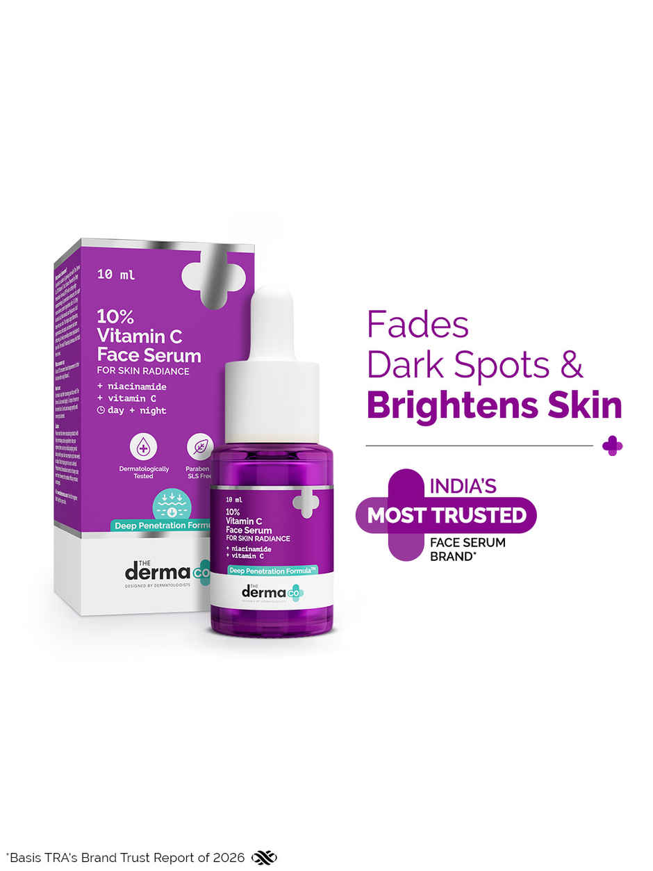 The Derma Co 10% Vitamin C Face Serum for Skin Radiance