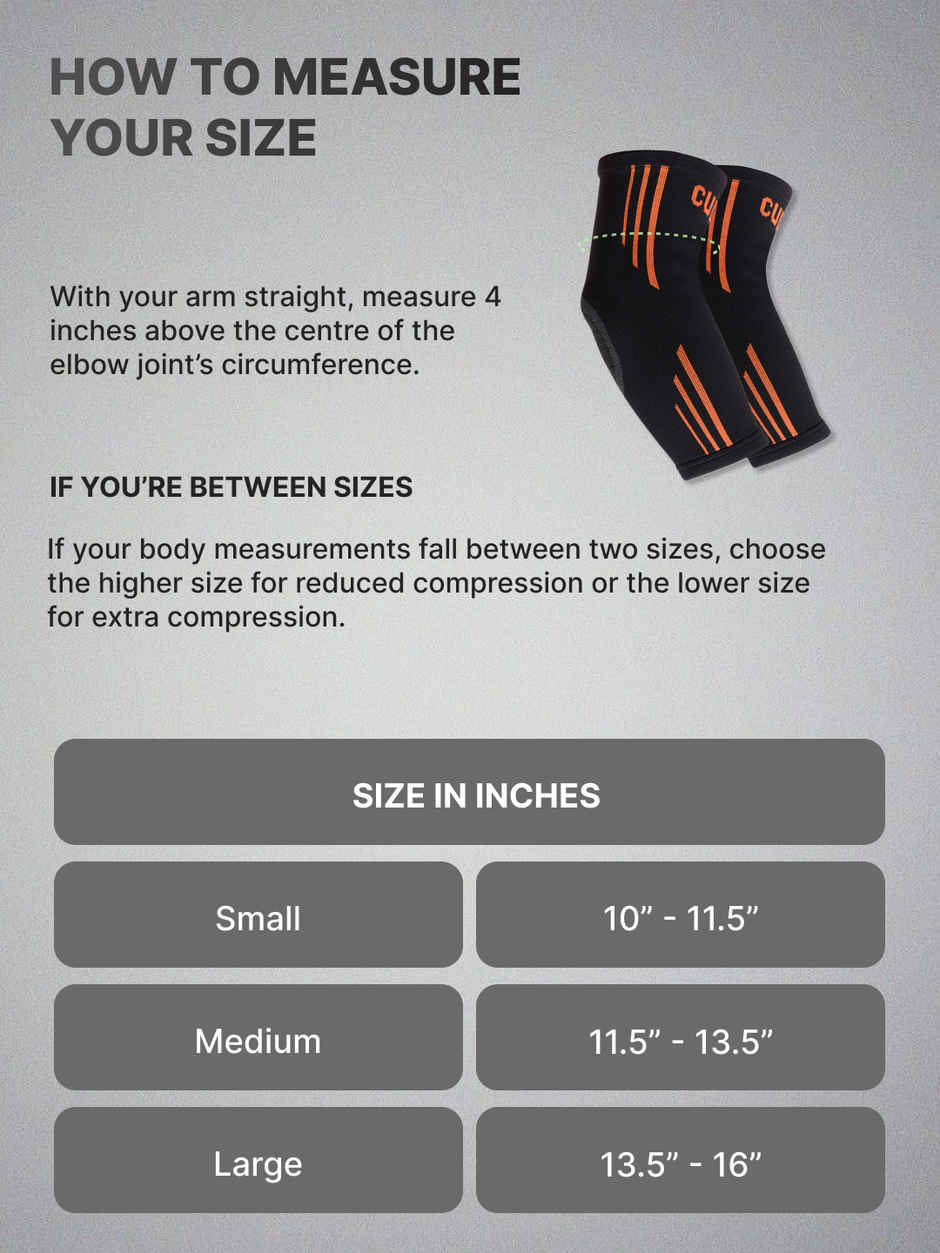 Cult Elbow Support | Large | Black