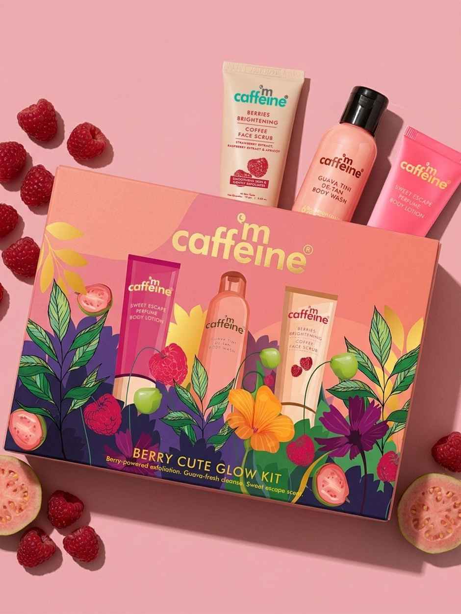 mCaffeine Berry Cute Glow Gift Kit