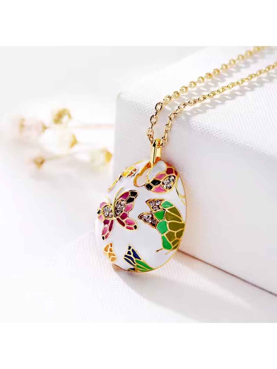 YouBella Oxidised Silver-Plated Textured Necklace (YBNK - 5461)