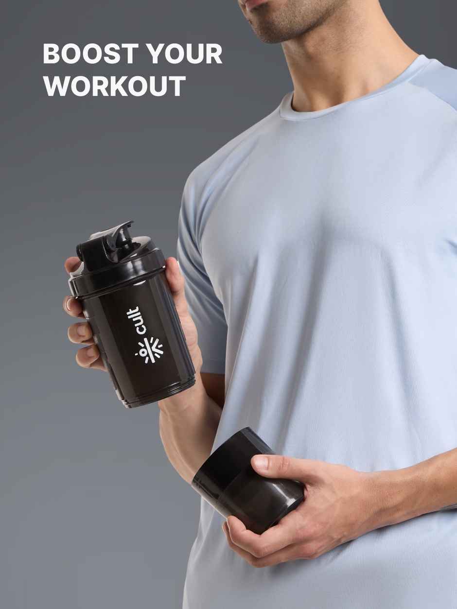 Cult Gym Shaker Bottle 550 ml Black