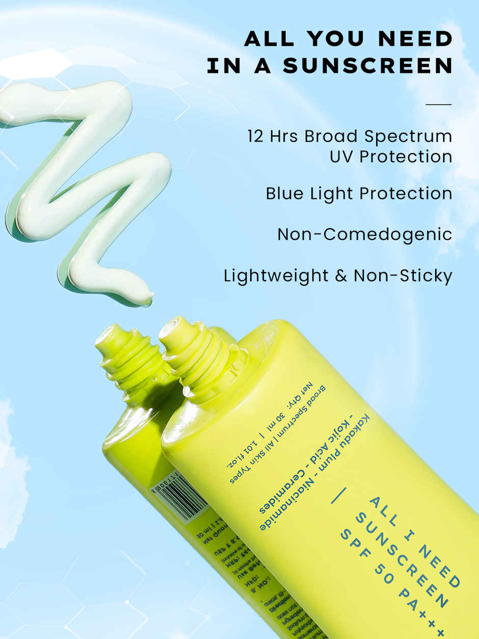 Hyphen All I Need SPF50 PA++++ Sunscreen with Niacinamide Combo      