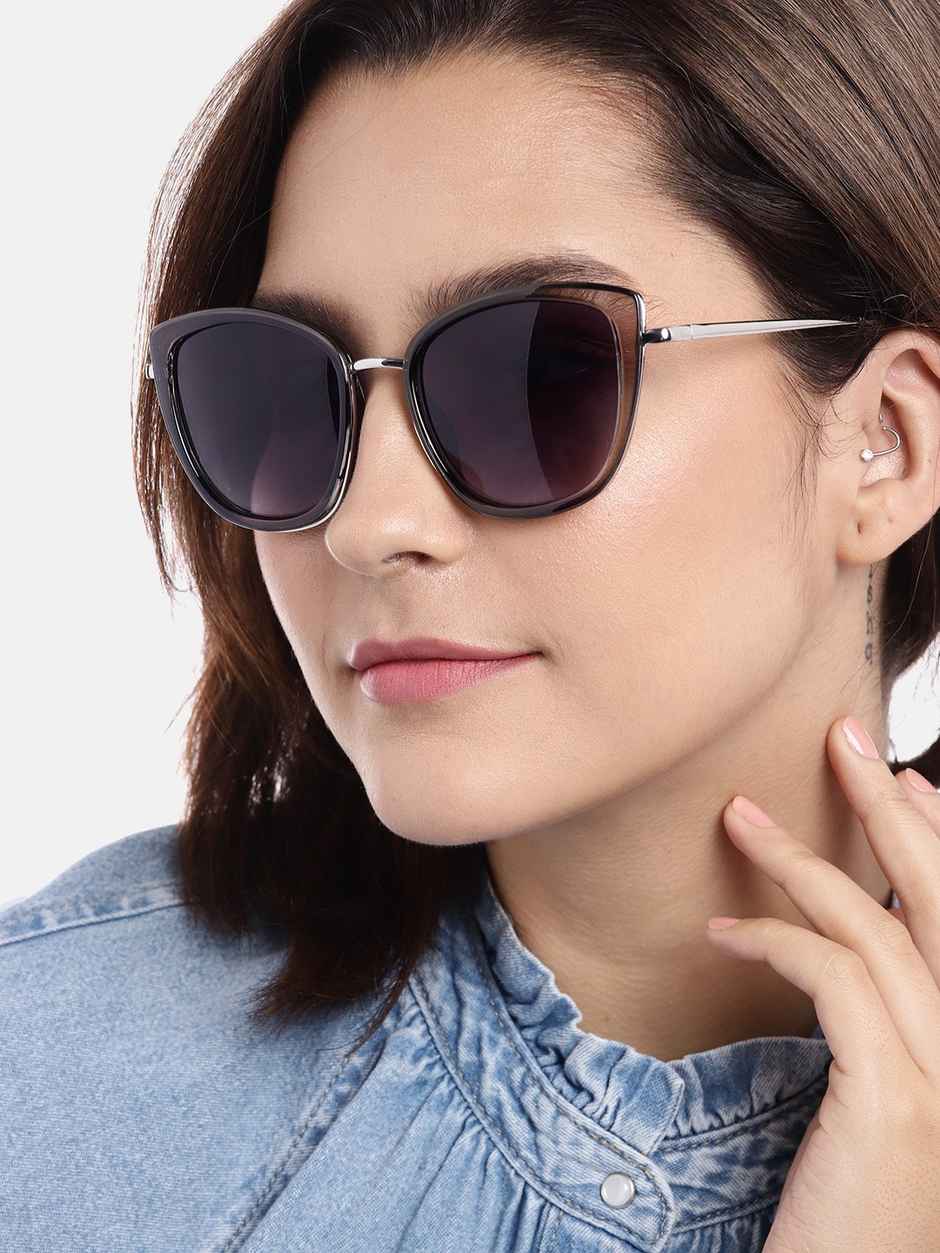 Carlton London Women's Cateye Sunglasses with UV Protected Lens | CLSW174 0xc003af13f8 | Transparent