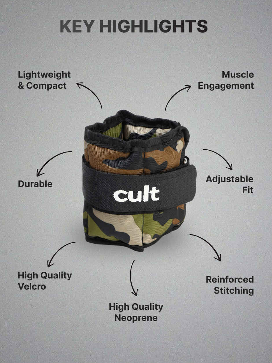 Cult Ankle Weight 1kg | Camouflage