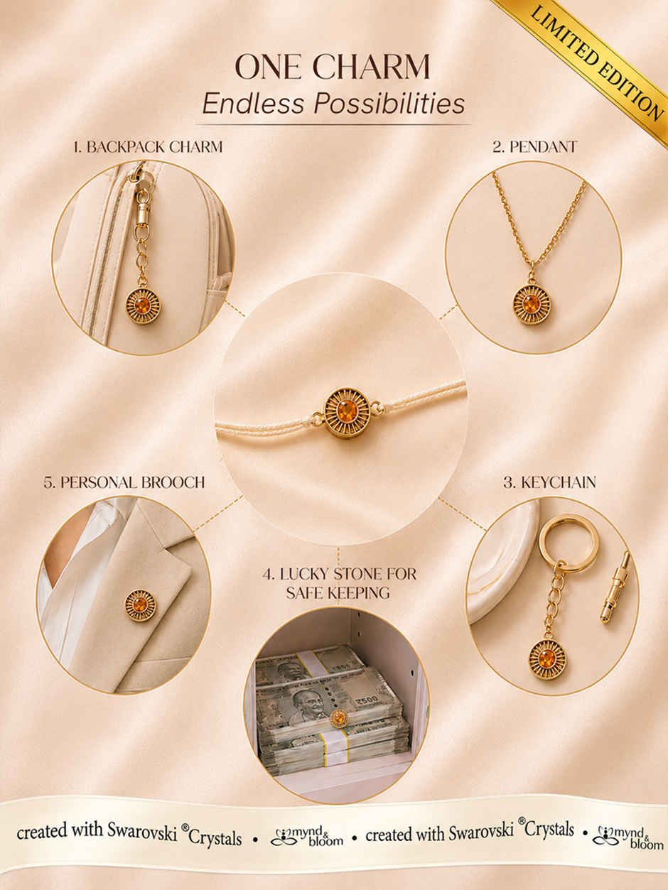 Swarovski - The Limited Edition Rakhi | Carat Gold Plating