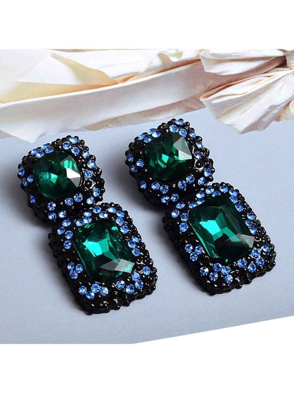 YouBella Jewellery Earrings for women Crystal Earrings for Girls and Women (YBEAR - 32459)