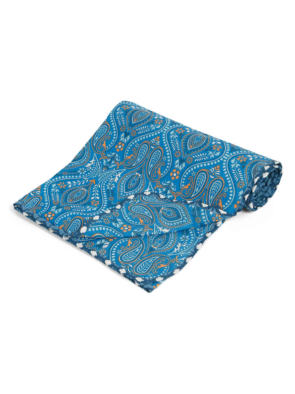 STATUS Micro Dohar Double Bed | Cultural Blue - 200 x 220 cm