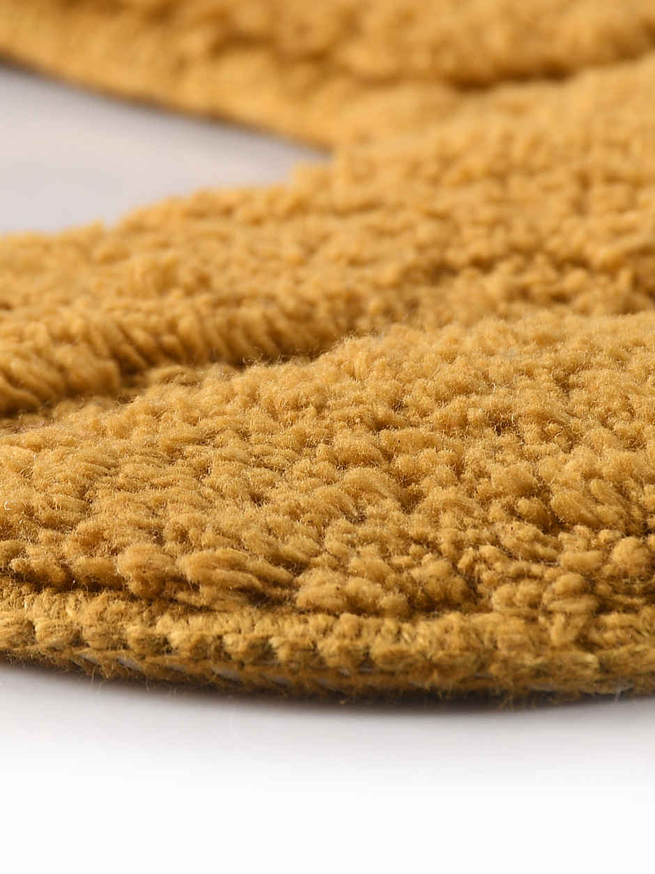 Saral Home Cotton Anti-Slip Bathmat & Contour Set | 45 x 60 cm & 45 x 50 cm | Ochard