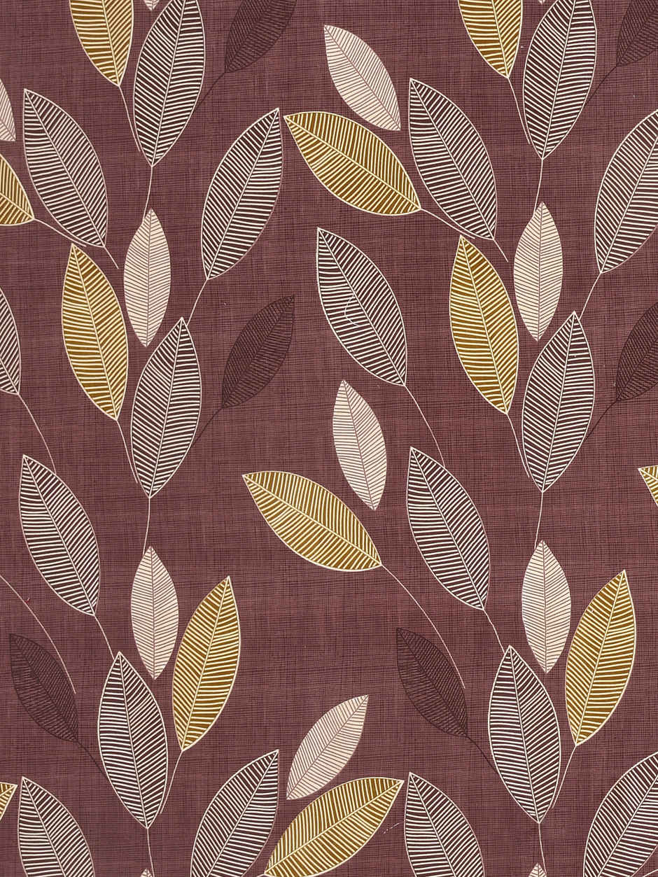 DREAM WEAVERZ Elastic Fitted Double Bedsheet with 2 Frill Pillow Covers | Cotton Blend | Brownish Purple