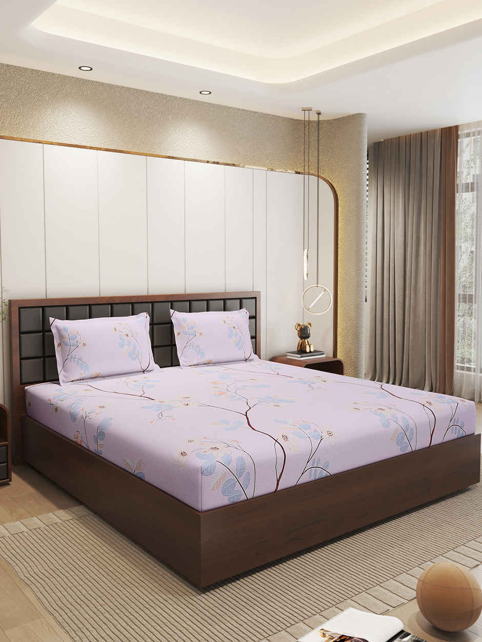 Status Imperial Corner Fitted Bedsheet | Tranquil Leaves | 198 x 182 cm