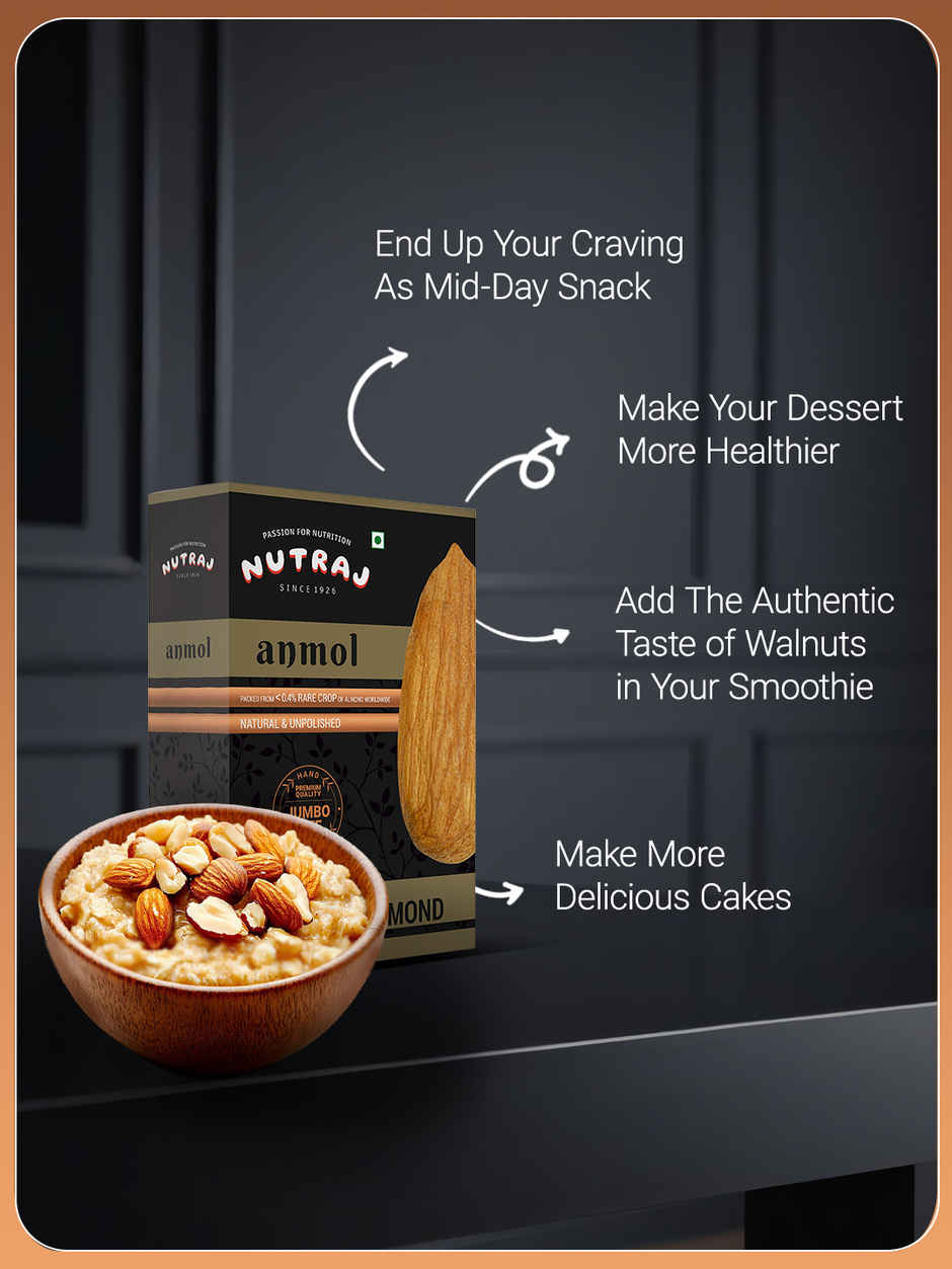 Nutraj Anmol Premium Sonora Almond Kernel