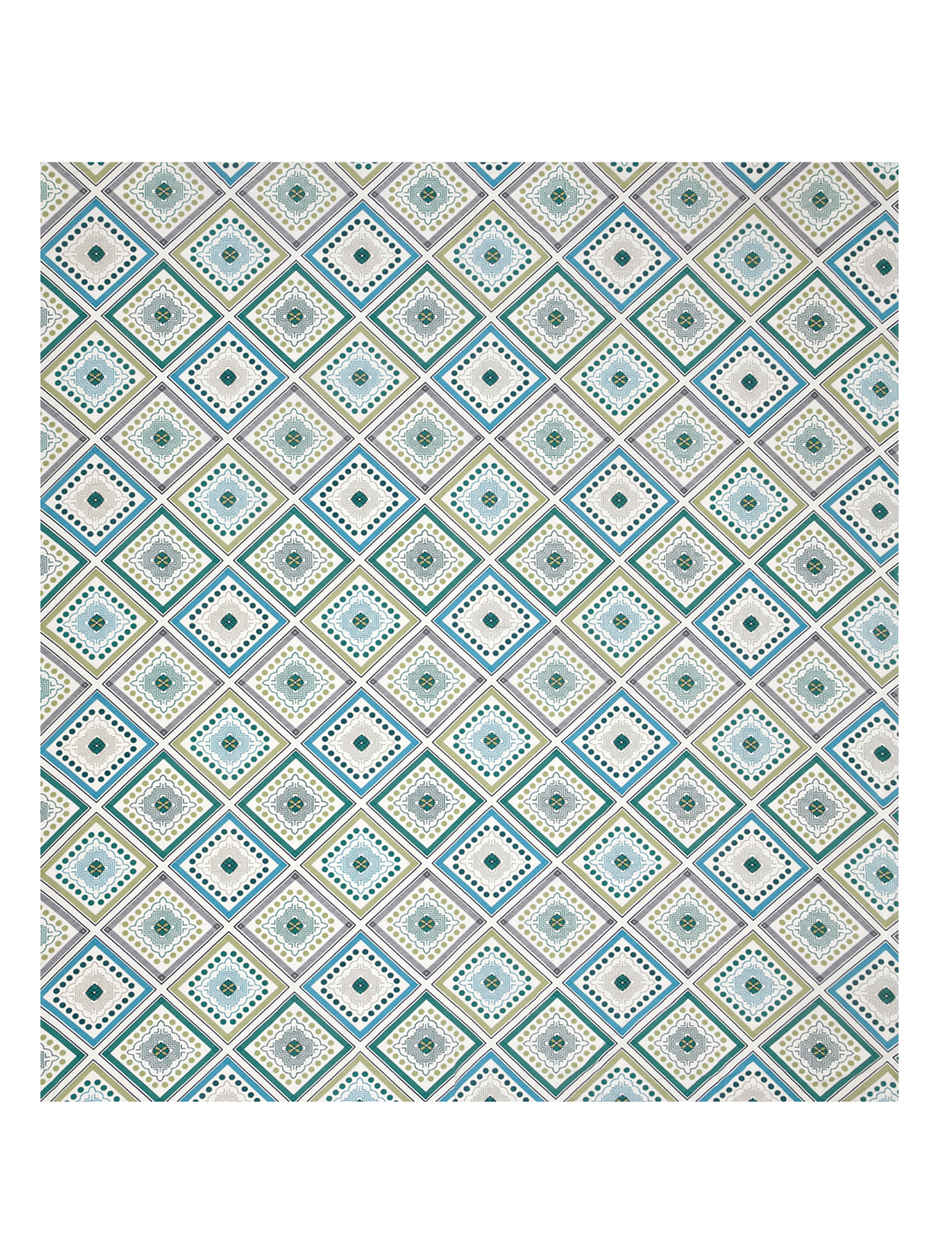 DREAM WEAVERZ Elastic Fitted Double Bedsheet | 2 Frill Pillow Covers | Polycotton | Green