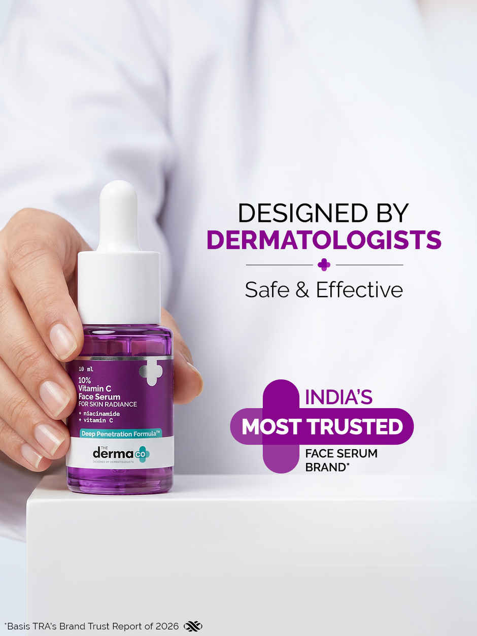 The Derma Co 10% Vitamin C Face Serum for Skin Radiance