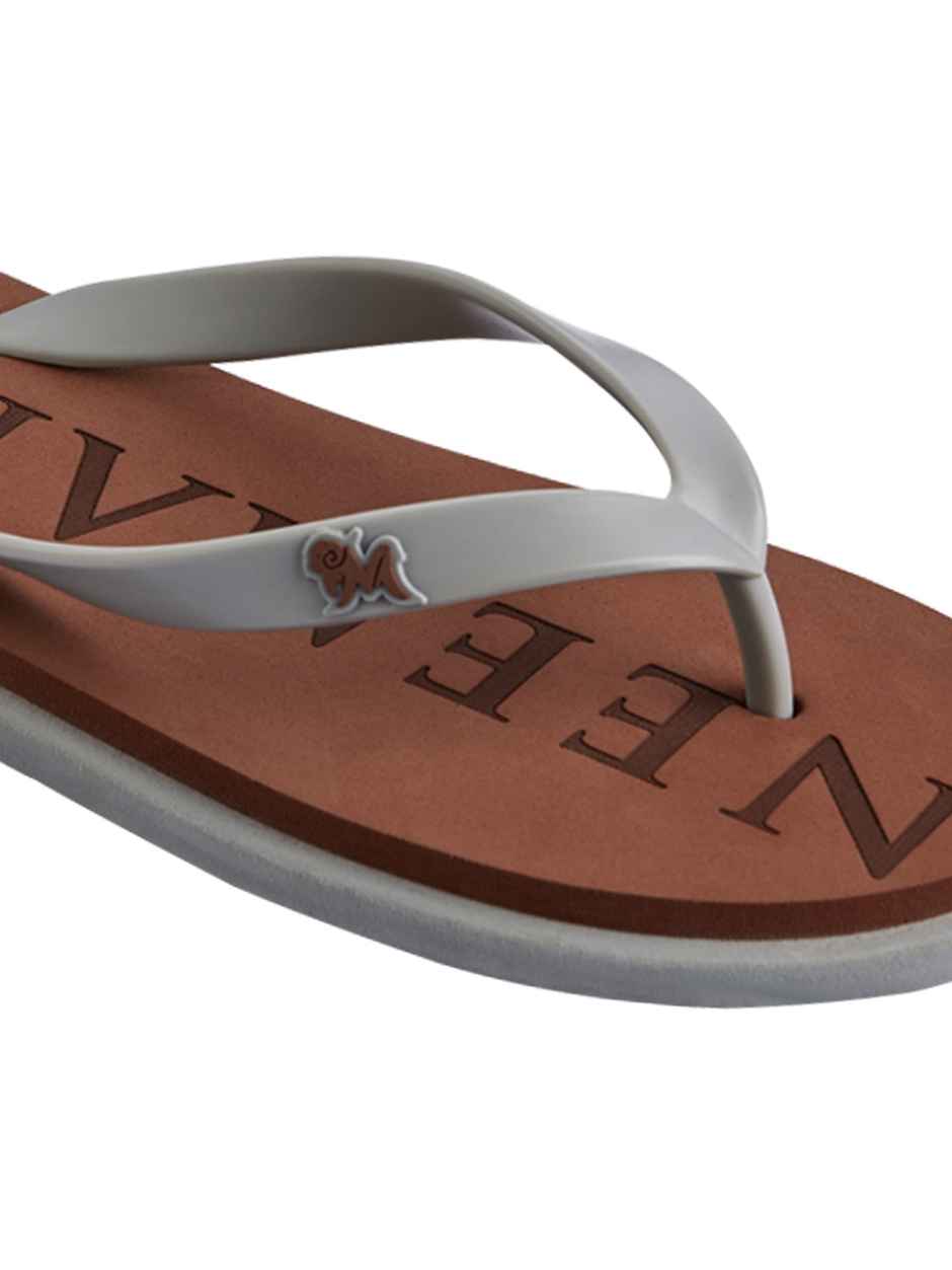 Neemans Unisex Eco Classic Slippers Brown with Grey-10