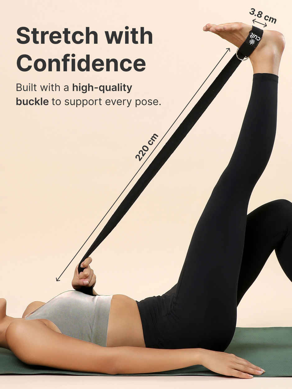 Cultfit Yoga Belt | Black
