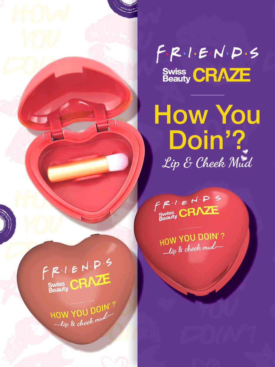 Swiss Beauty Craze How You Doin Lip Cheek Mud | 01 Playful Pink