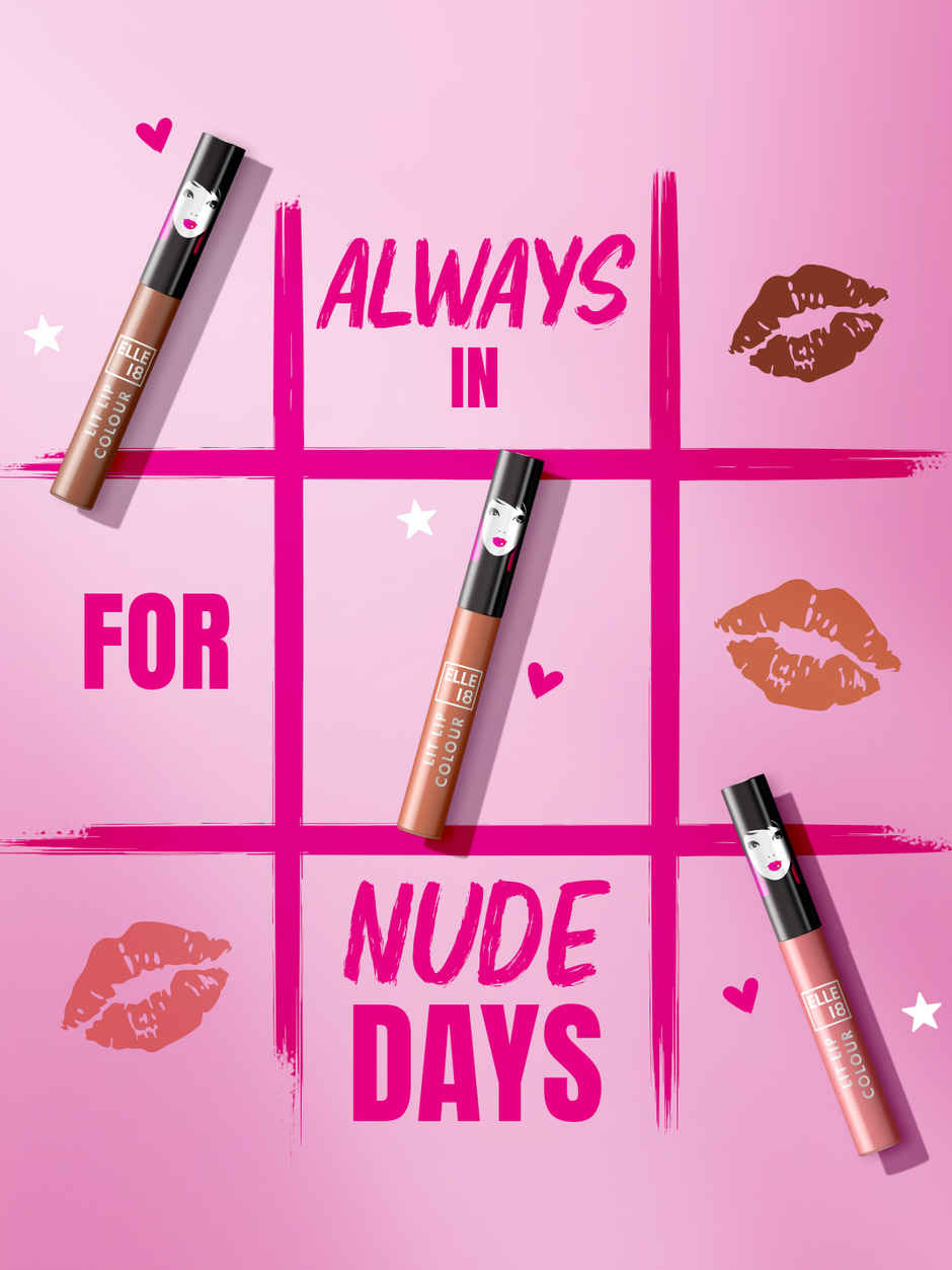 Elle 18 Liquid Lipstick Kit Nude Days