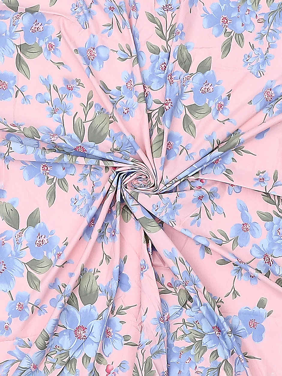 Status Imperial Corner Fitted Bedsheet | Velvet Blush Botanicals | 198 x 182 cm