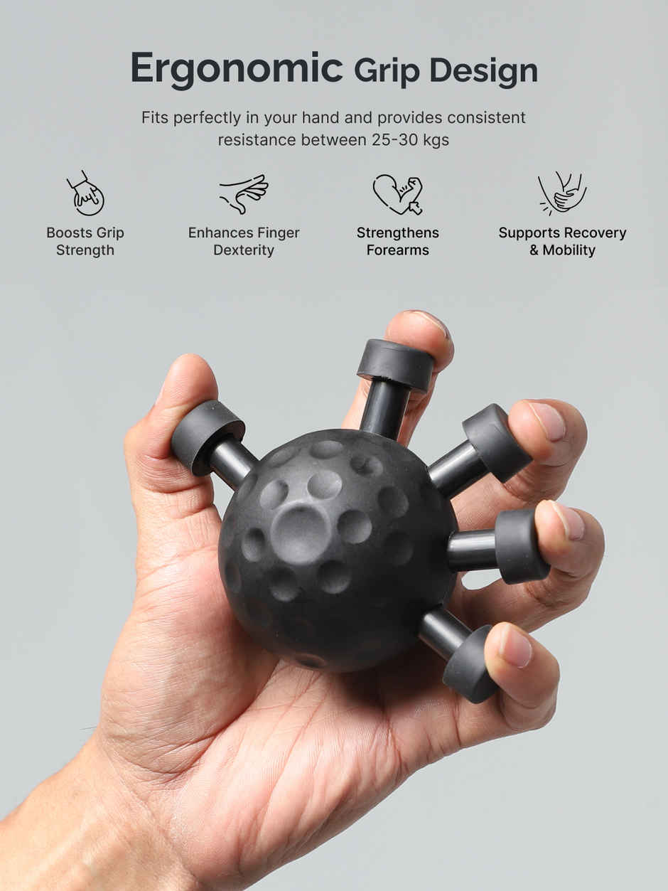 Cultfit Round Hand Gripper | Black