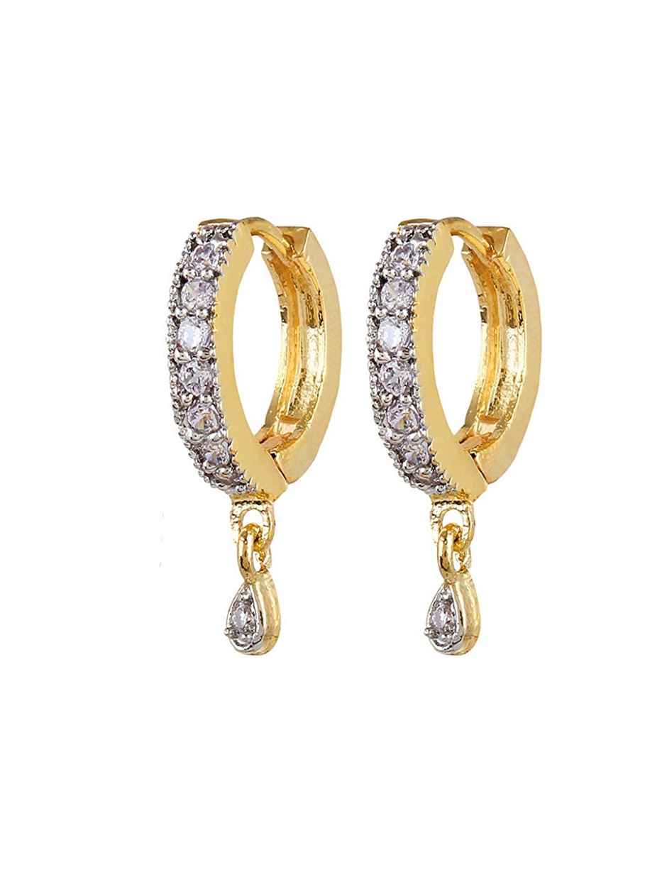 Youbella Combo Of Fancy Drop And Gold Plated Bali Earrings(Ybear - 0010 - Fof)