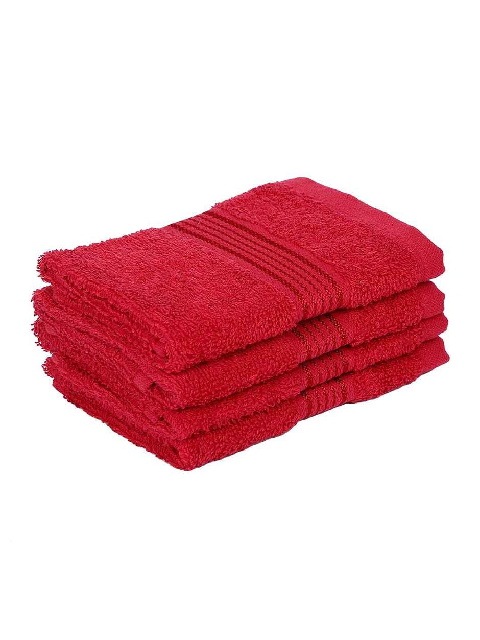Kopa [8Pc] Quick Dry 100% Cotton Soft Terry Towel -2Pc Bath, 2Pc Hand, 4Pc Face(D'Ross) Solid-Multi