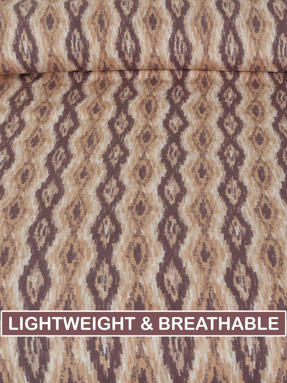 STATUS Micro Dohar Double Bed | Tie and Die Maroon - 200 x 220 cm