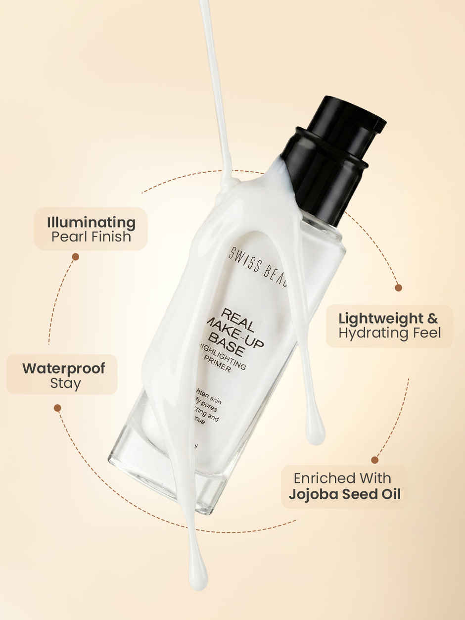 Swiss Beauty Real Makeup Base Highlighting Primer | 01 Natural Tint
