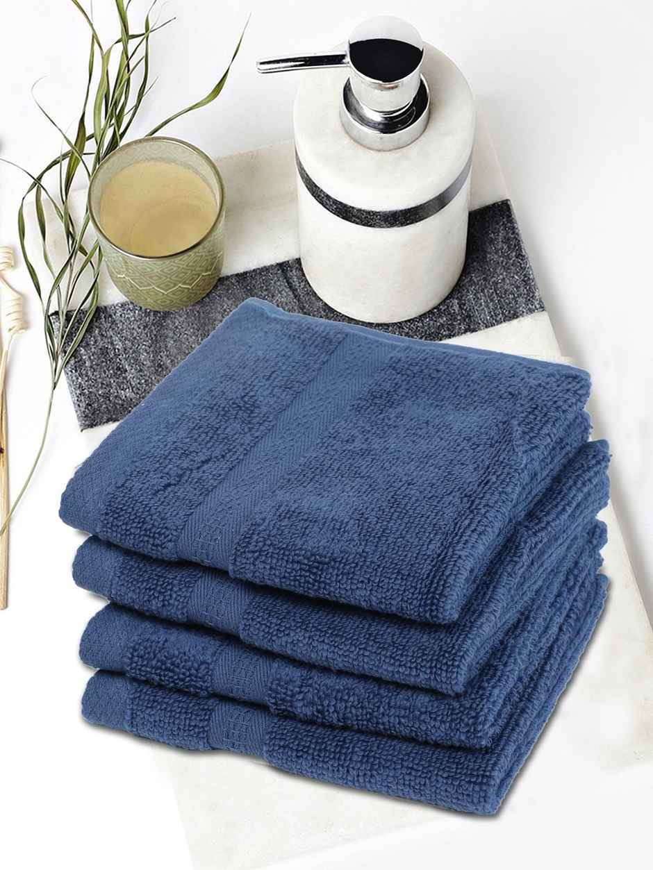 Bianca Ultra Soft Zero Twist Cotton Face Towel Aerocore Tech Paradiso | Solid Navy