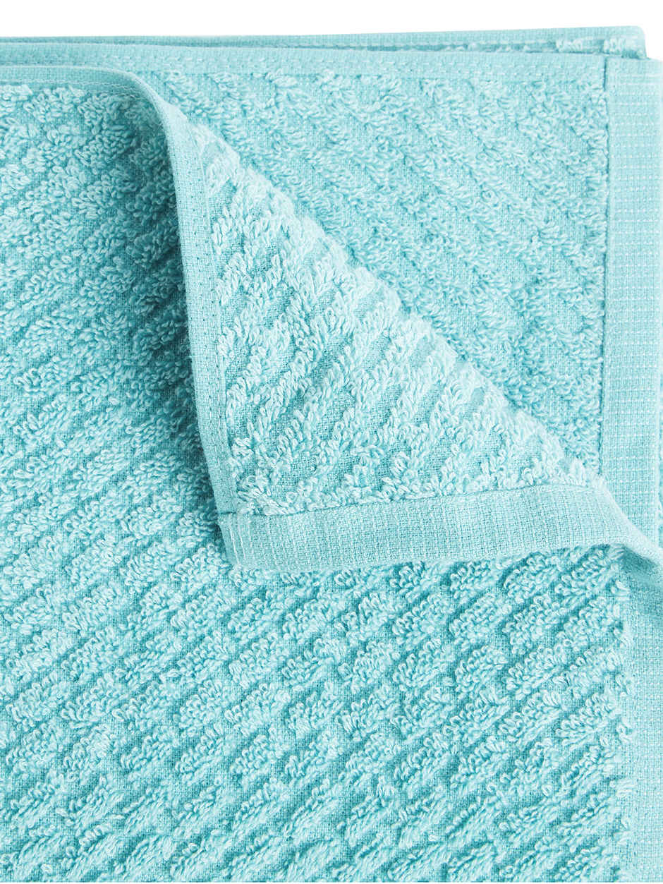 Spaces 100% Cotton High Absorbent Aqua Bath Towel For Men And Women