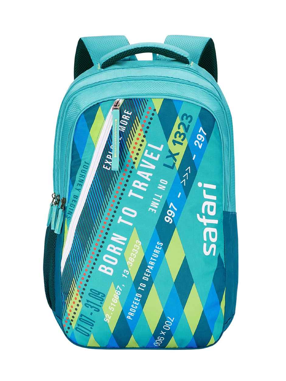 Safari Flight | 3 Compartment 37 L Green Printed Casual Backpack