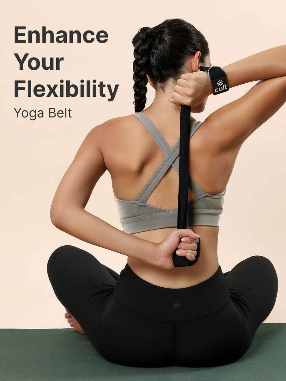 Cultfit Yoga Belt | Black