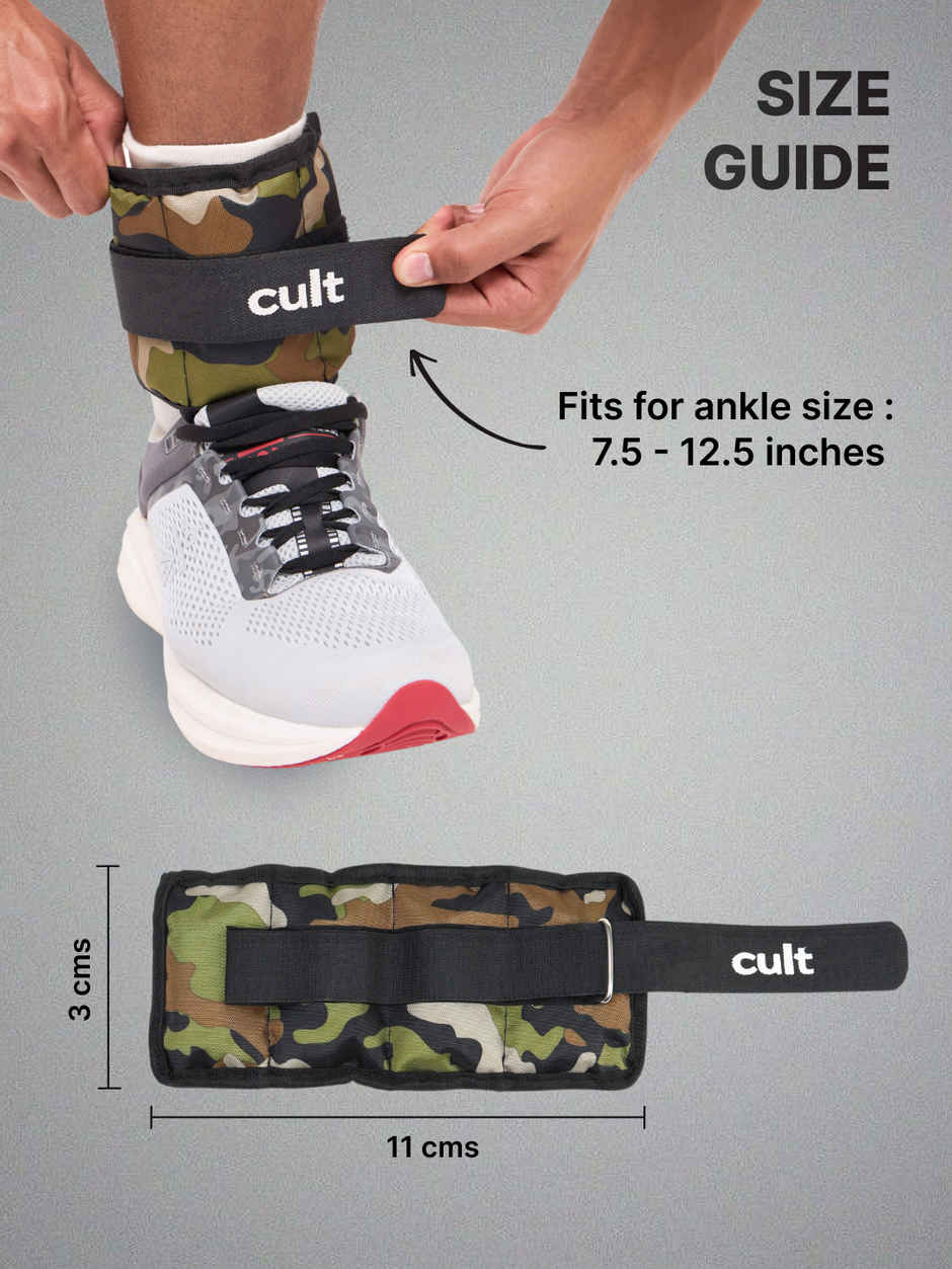 Cult Ankle Weight 1kg | Camouflage