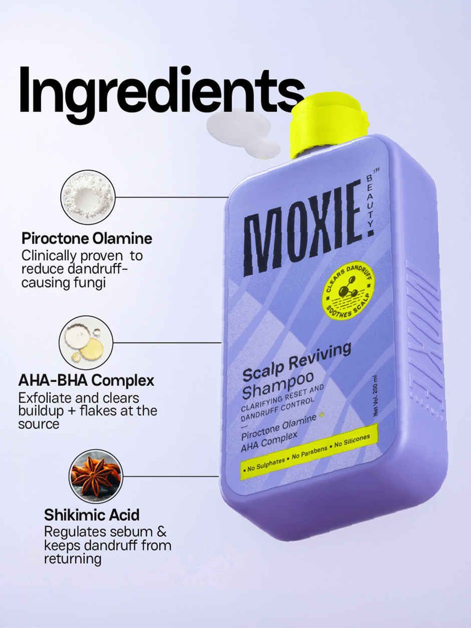 Moxie Beauty Scalp Reviving Shampoo