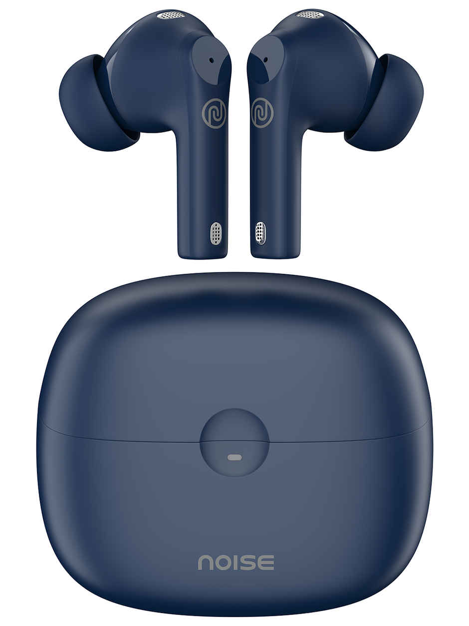 Noise Buds Nero 45H Playtime Quad Mic ENC Rubberised Finish TWS Earbuds | Midnight Blue