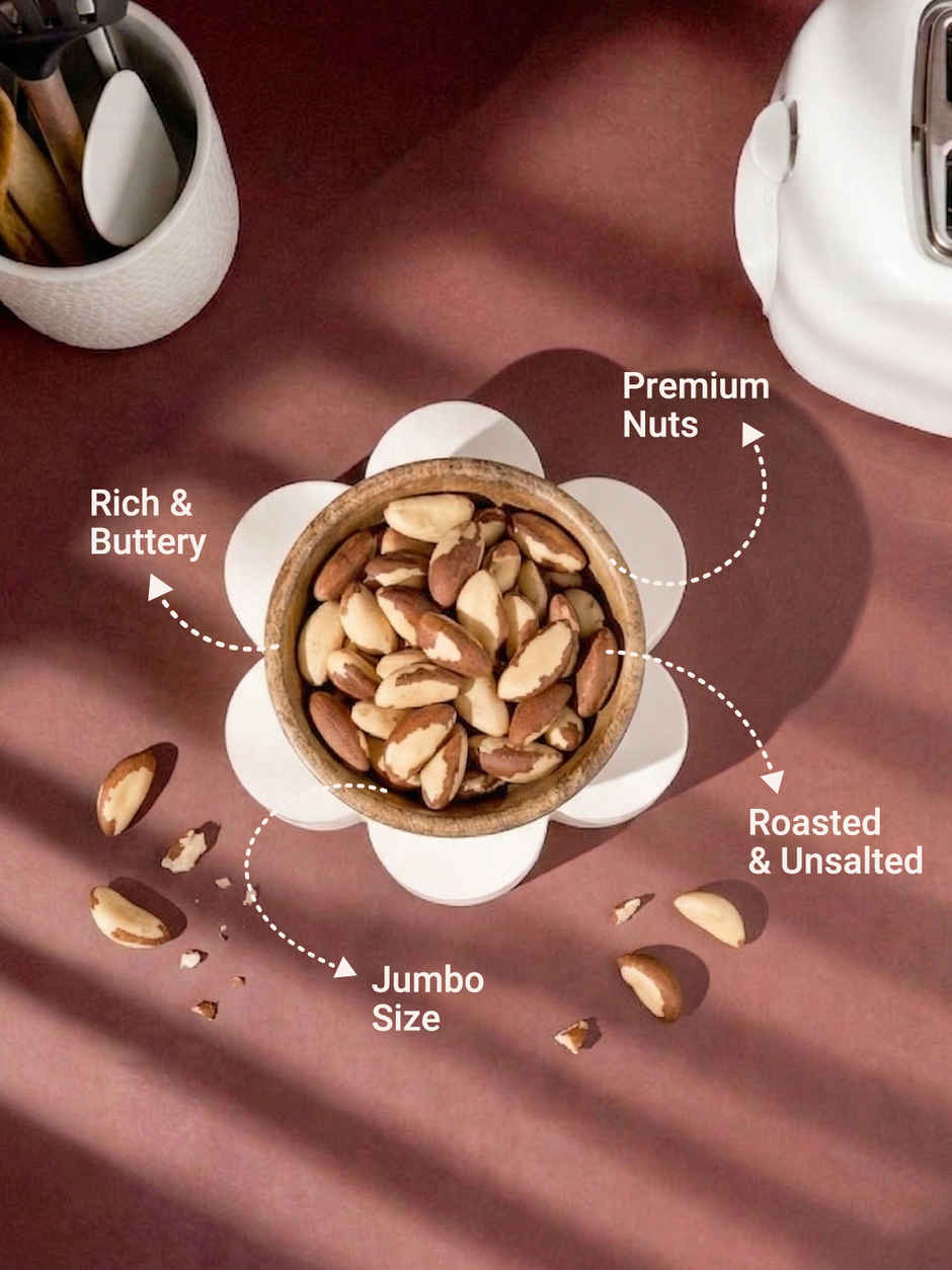 Nutraj Bactopure Brazil Nuts | Monocarton
