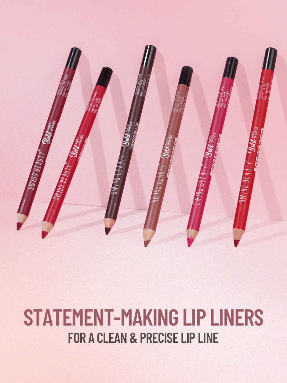 Swiss Beauty Bold Matt Lip Liner - 02 Maroon