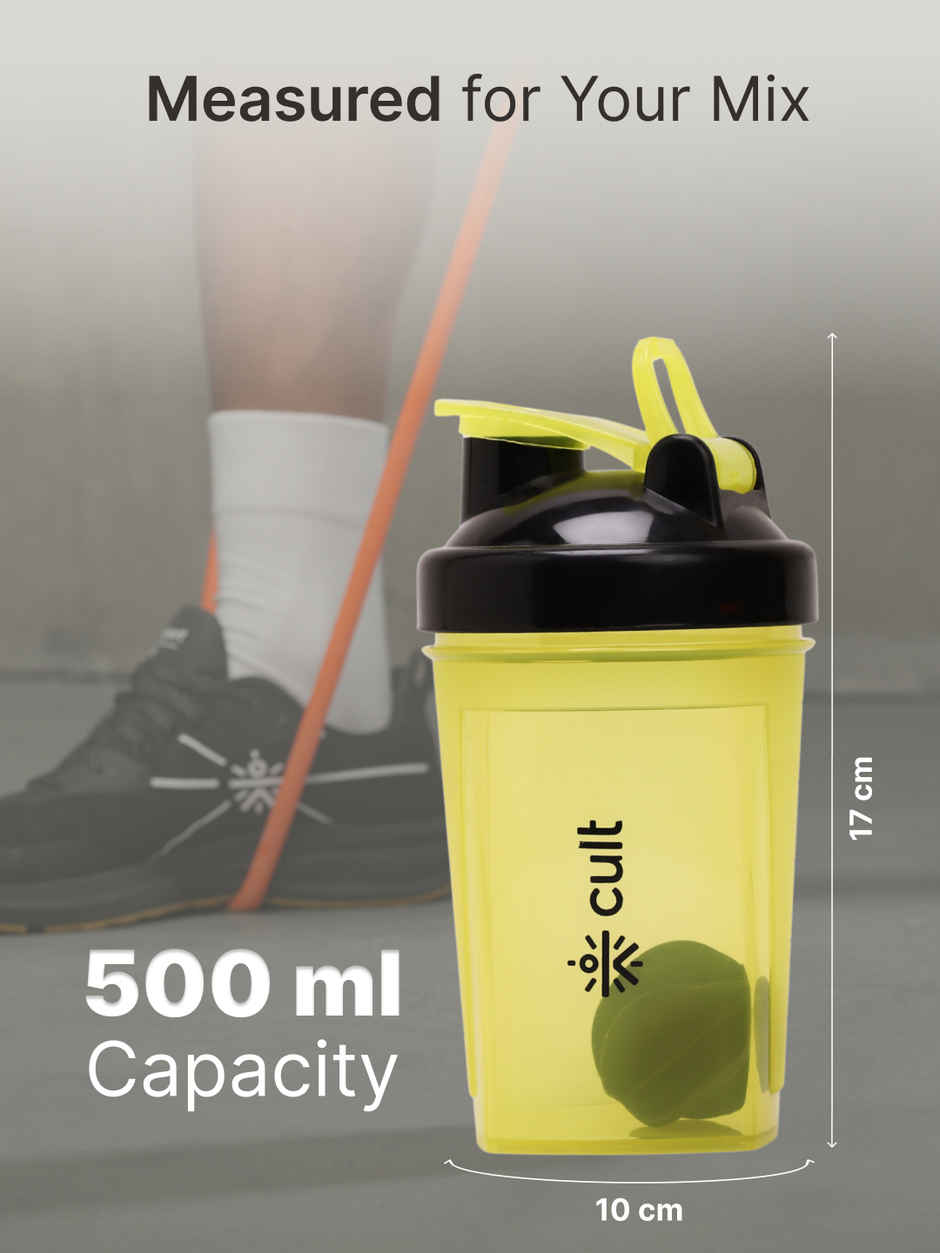 Cultfit Mini Shaker Unisex | Yellow
