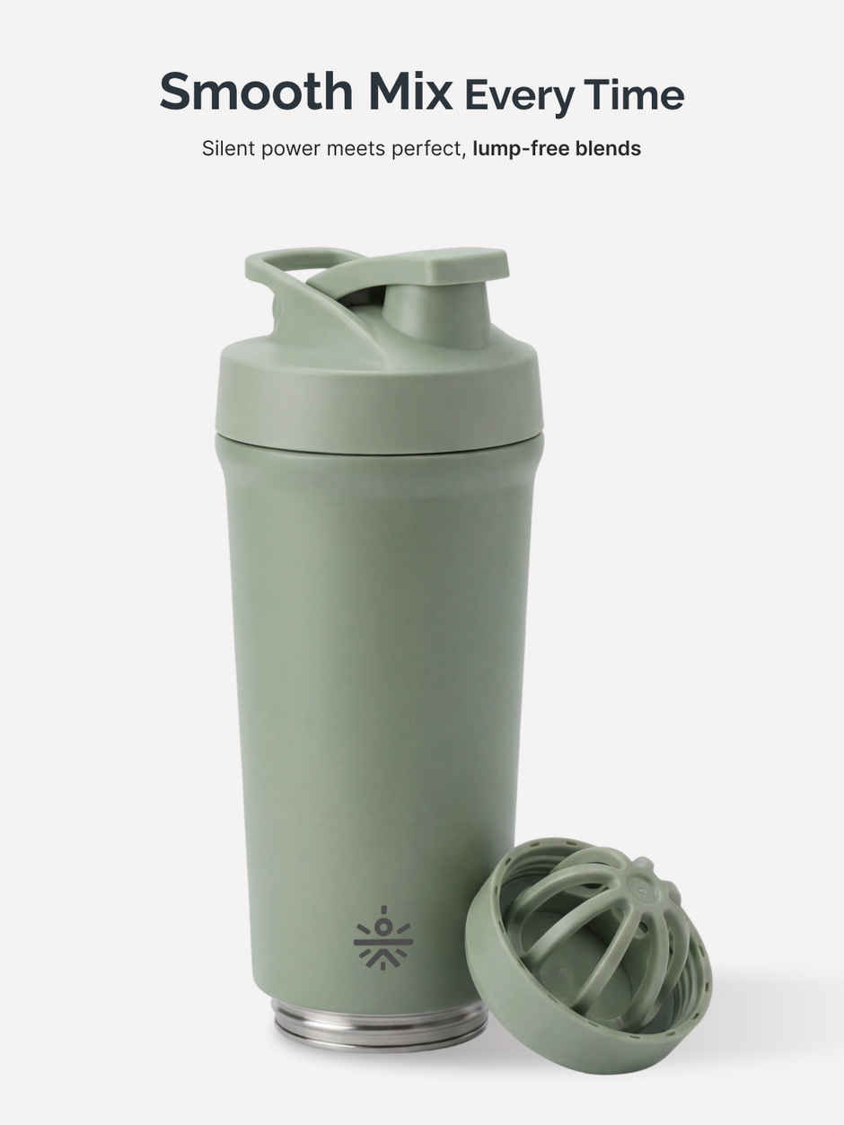 Cultfit Shaker | Bottom Opener | 700 ml | Green