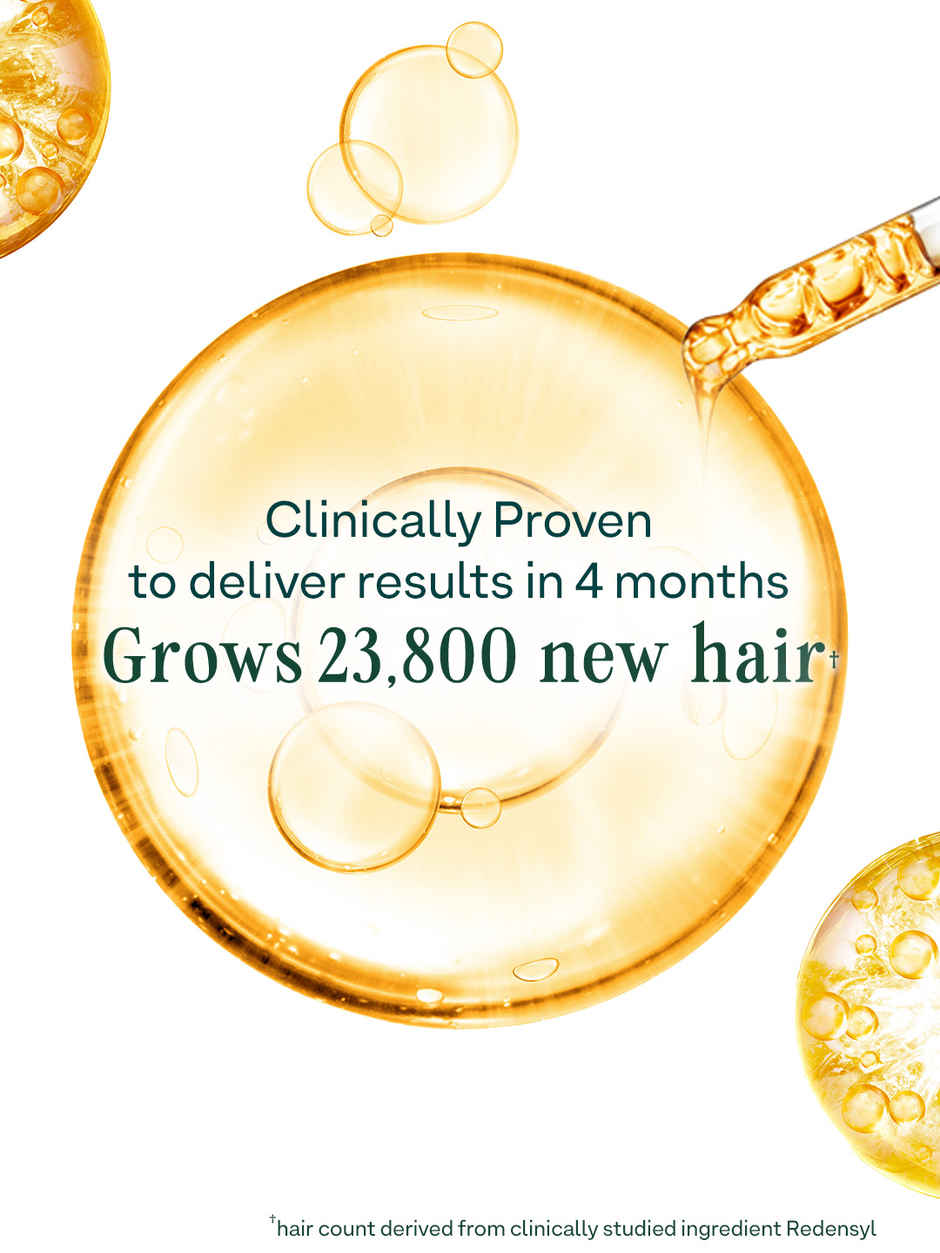 OZiva+ Advanced Hair Growth Serum to Rebalance Scalp Microbiome and Reactive Hair Growth Cycle