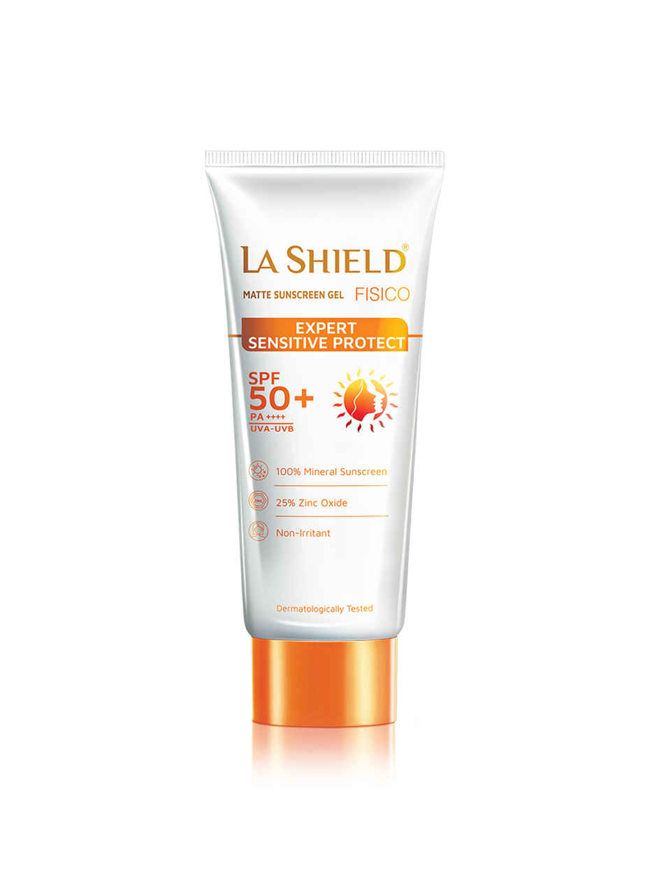 La Shield Fisico SPF 50 Matte Sunscreen Gel Combo